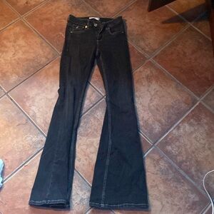 Garage black flair pants